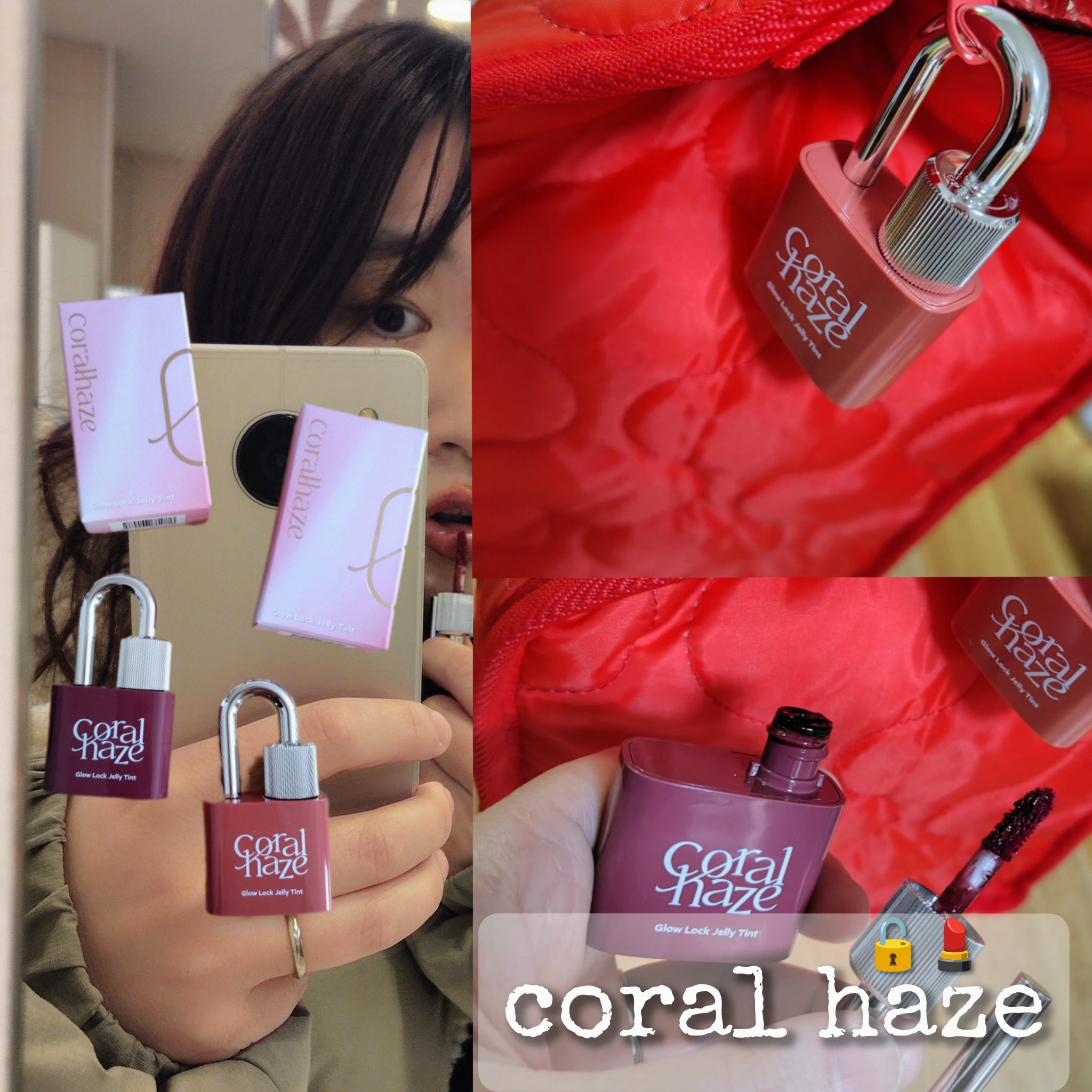 グロウロックゼリーティント/Coralhaze/リップティントを使ったクチコミ（1枚目）