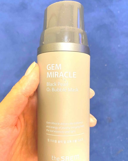 ジェムミラクル ブラックパール O2バブルマスク/the SAEM/洗い流すパック・マスクを使ったクチコミ(1枚目)