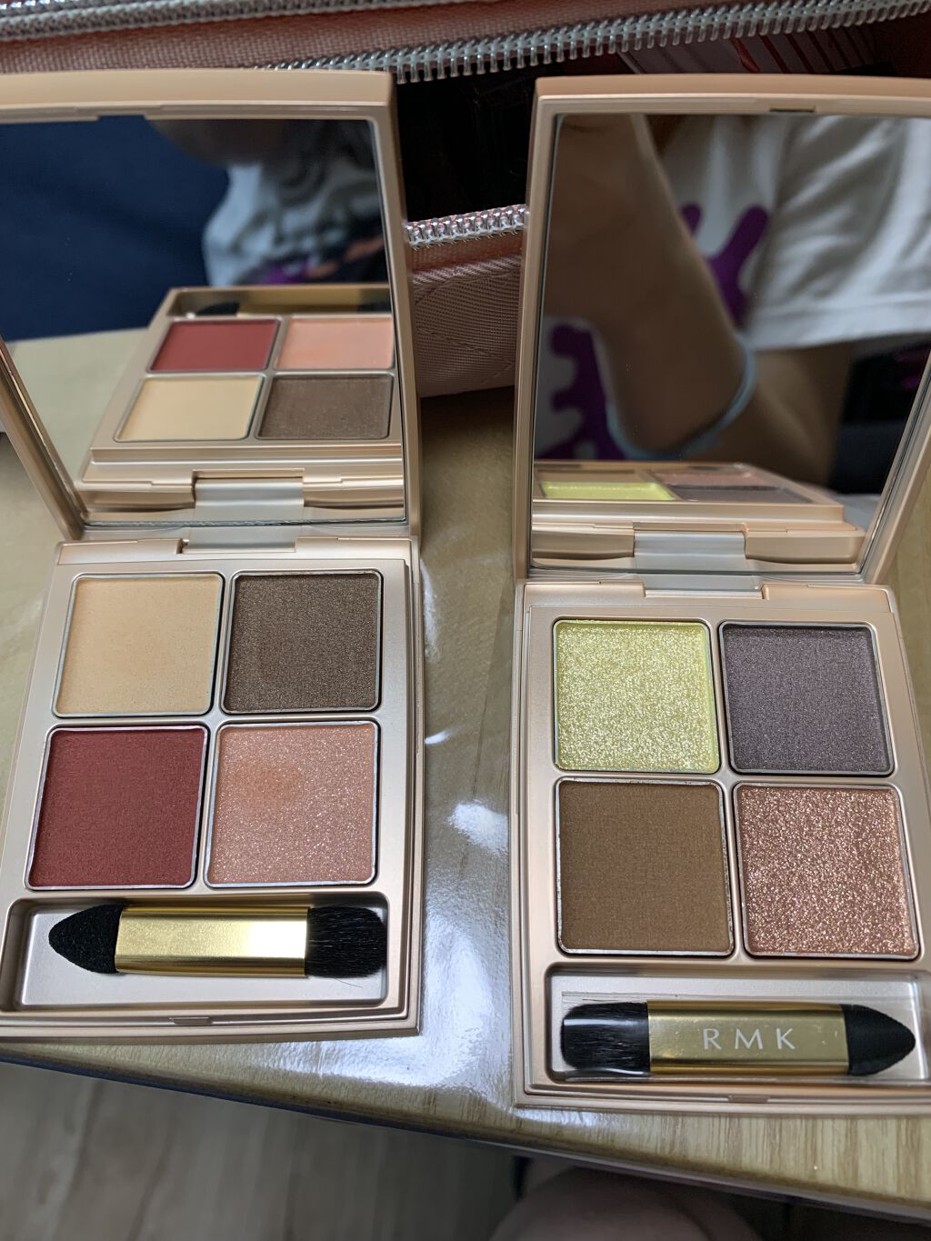  ローズウッドデイドリーム 4アイズ /RMK/アイシャドウパレットを使ったクチコミ（3枚目）