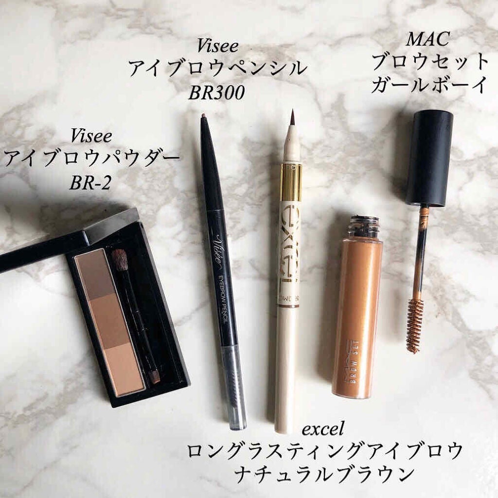 ロングラスティングアイブロウ/excel/リキッドアイブロウを使ったクチコミ(4枚目)