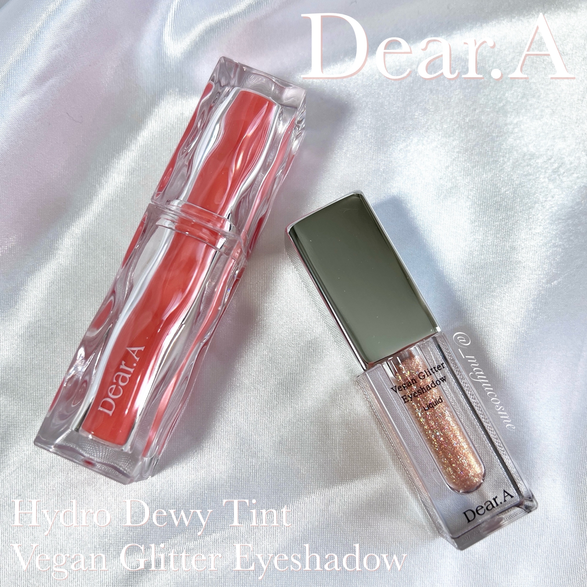 グリッターアイシャドウ/Dear.A/グリッターを使ったクチコミ（1枚目）