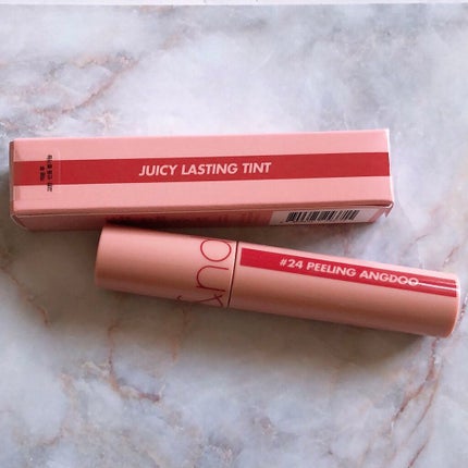 ジューシーラスティングティント/rom&nd/リップティントを使ったクチコミ(1枚目)