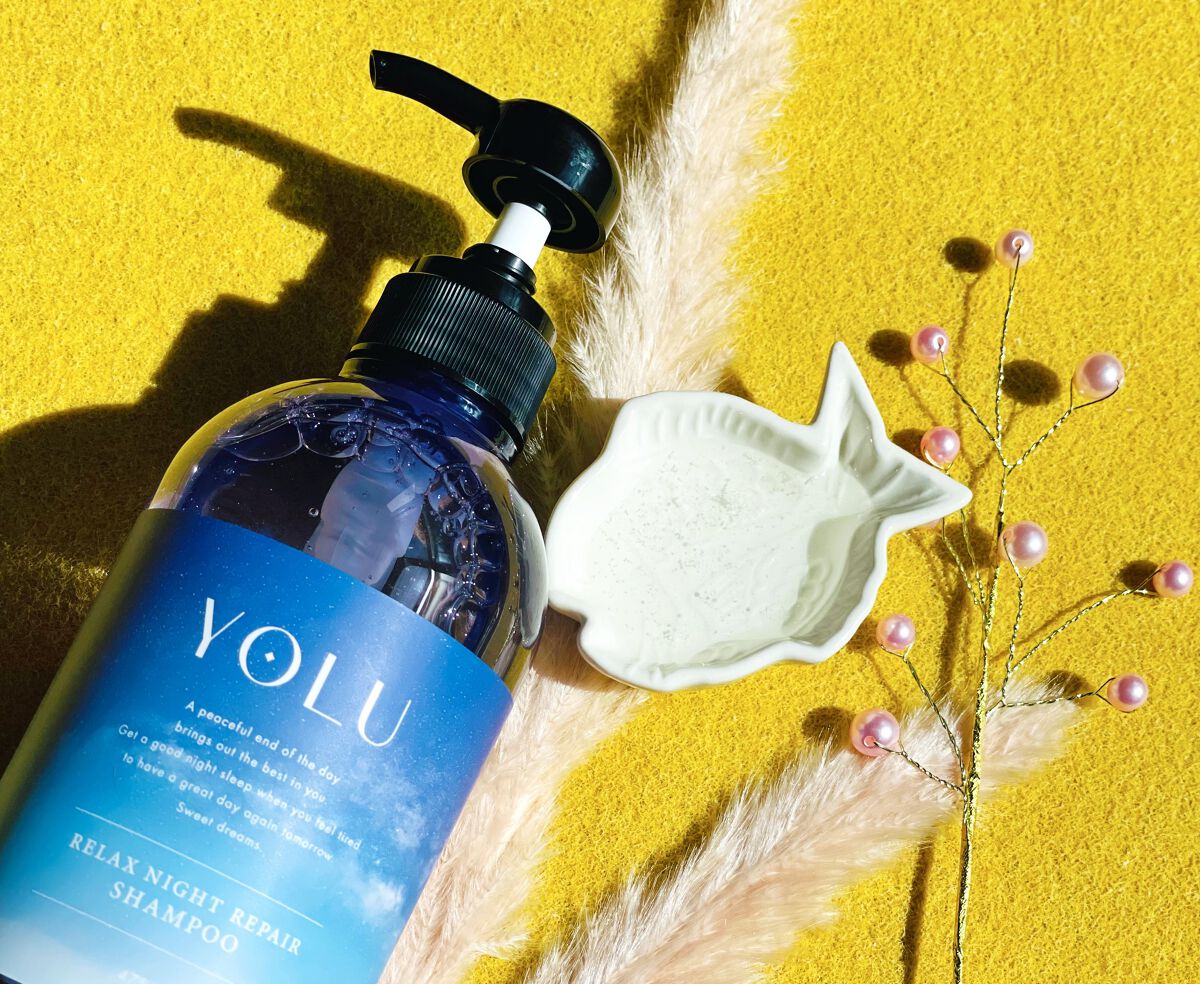 リラックスナイトリペア シャンプー／トリートメント/YOLU/市販シャンプーを使ったクチコミ（2枚目）