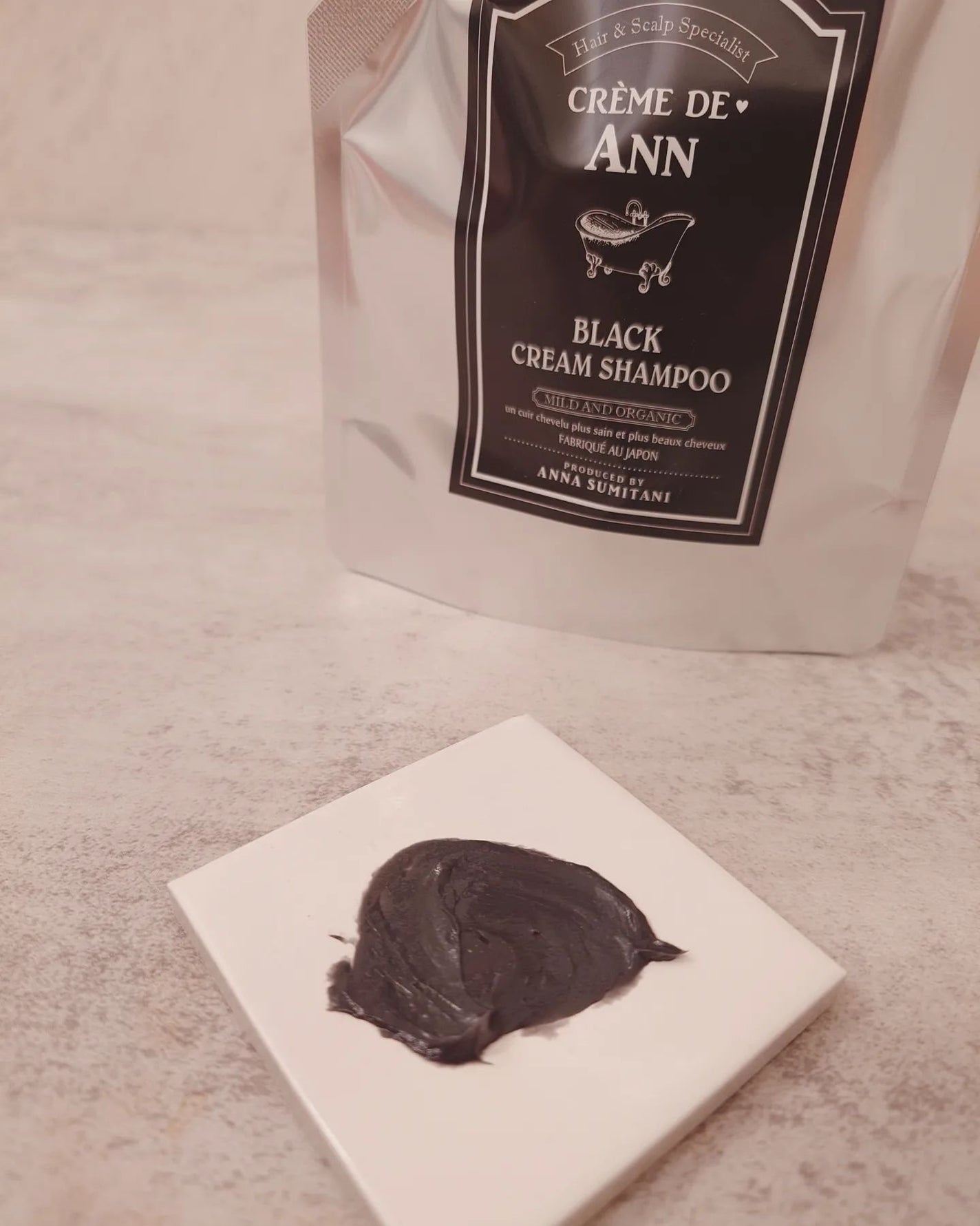 ブラッククリームシャンプー/creme de Ann/市販シャンプーを使ったクチコミ(3枚目)