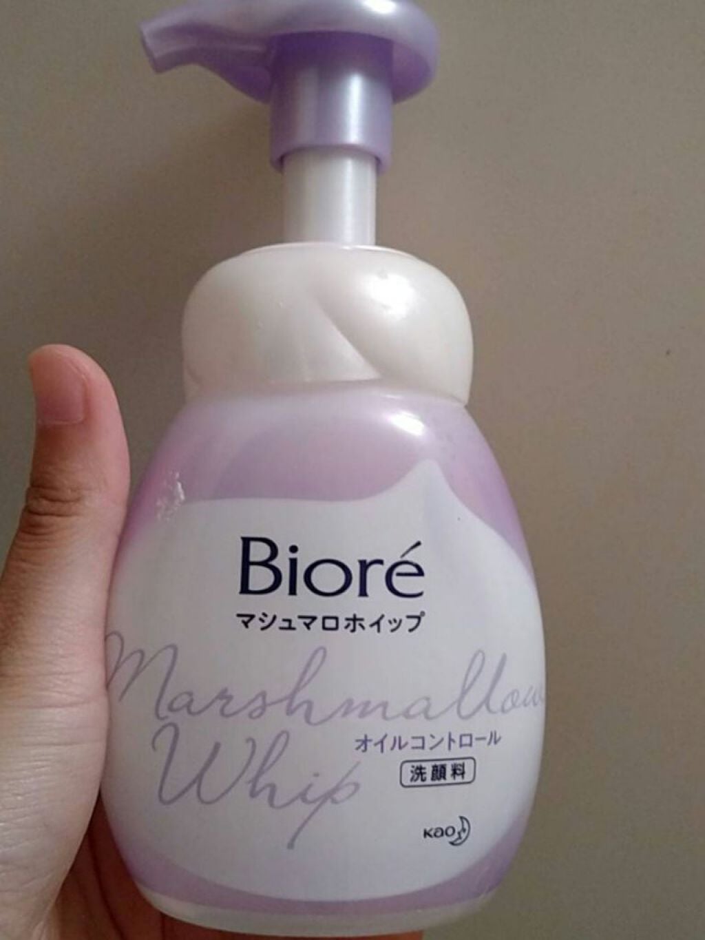 マシュマロホイップ オイルコントロール/ビオレ/泡洗顔を使ったクチコミ(1枚目)