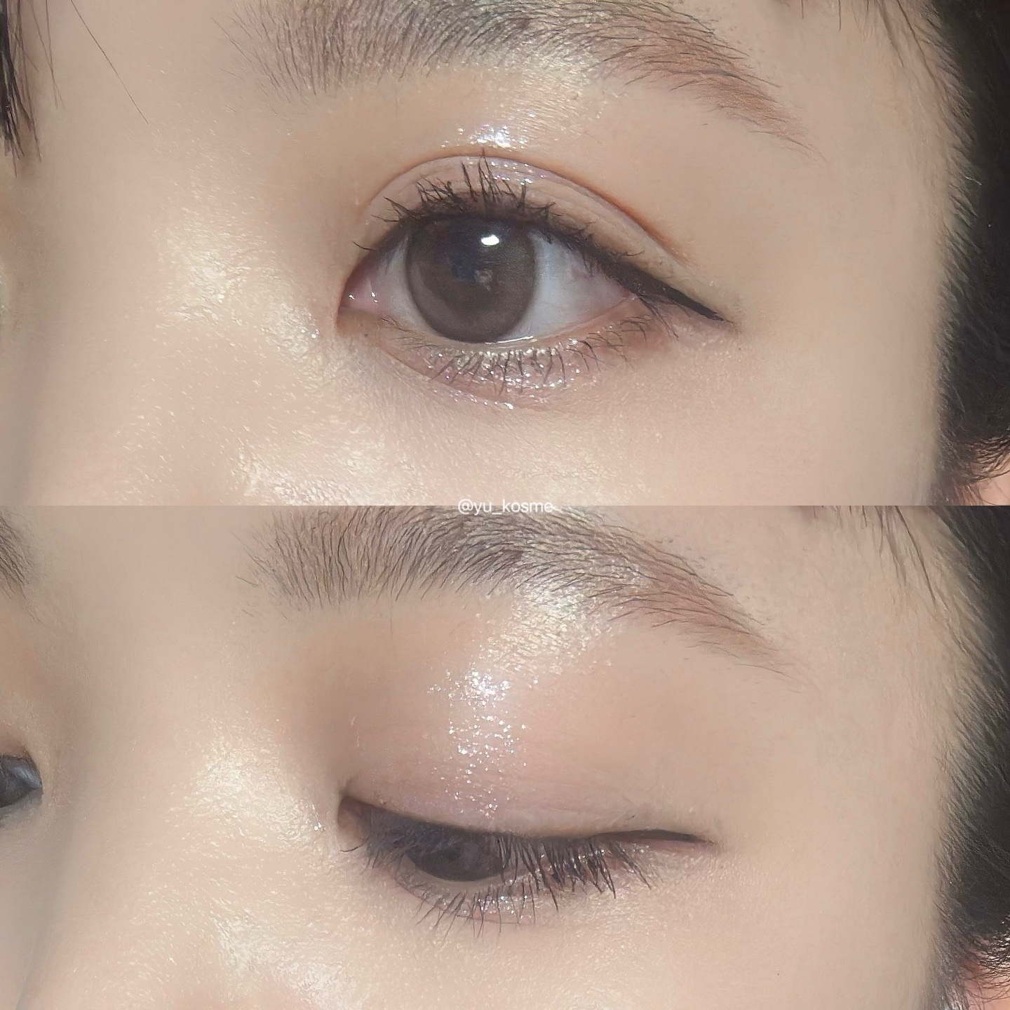 グリッター イルミネーションライナー R/CipiCipi/リキッドアイライナーを使ったクチコミ（3枚目）
