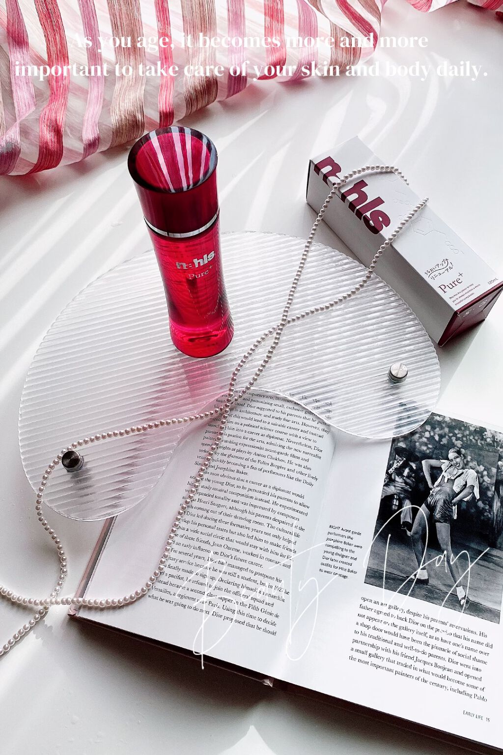 使ってみたいと思ってた
エイジング化粧水
⁡
𝗇𝖺𝗁𝗅𝗌 𝗉𝗎𝗋𝖾 ✯*･☪.｡
⁡
シミ、シワ、ハリ…
エイジング効果が期待出来る化粧水

新陳代謝のメカニズムに注目して
開発された化粧水なんだとか💡  ̖́-
⁡
お