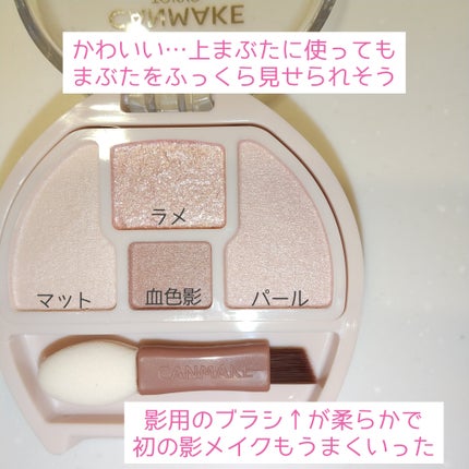 プランぷくコーデアイズNeo/キャンメイク/アイシャドウを使ったクチコミ(2枚目)
