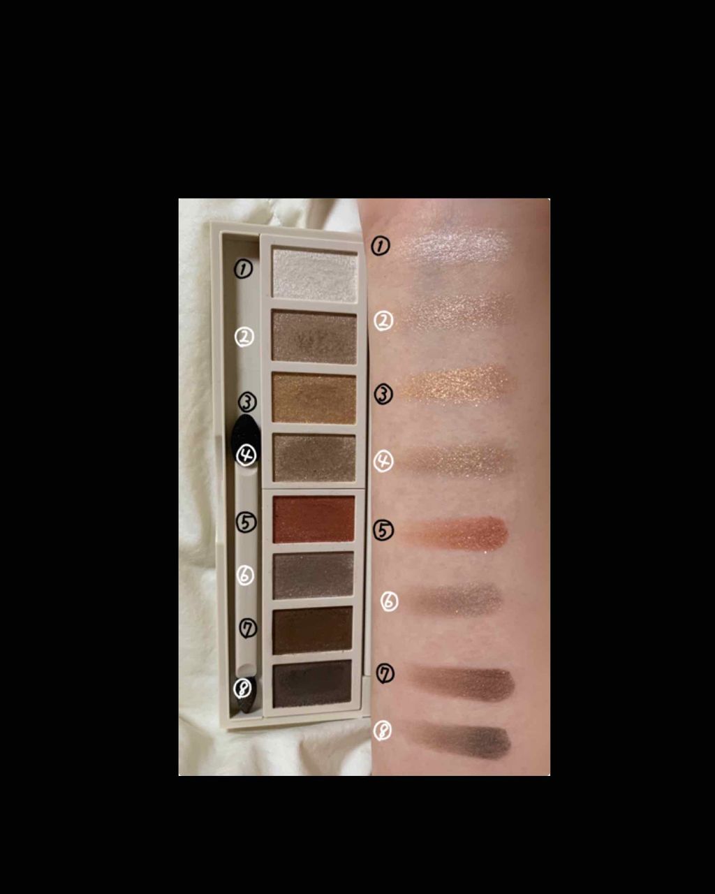 グロウツインカラー/キャンメイク/アイシャドウパレットを使ったクチコミ(2枚目)