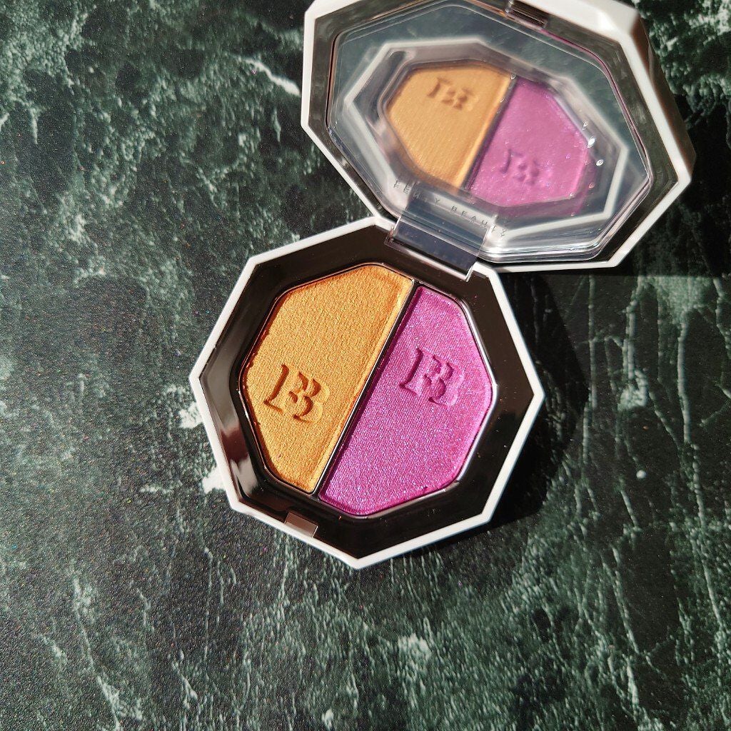 KILLAWATT FREESTYLE HIGHLIGHTER DUO/FENTY BEAUTY BY RIHANNA/パウダーハイライトを使ったクチコミ(1枚目)