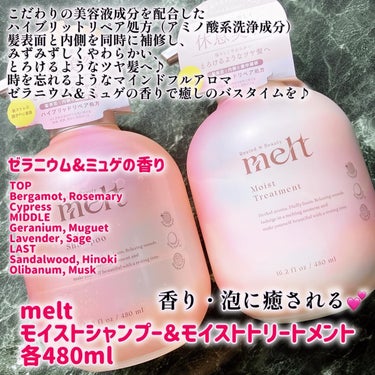 モイストシャンプー・トリートメント/melt/シャンプー・コンディショナーを使ったクチコミ（2枚目）