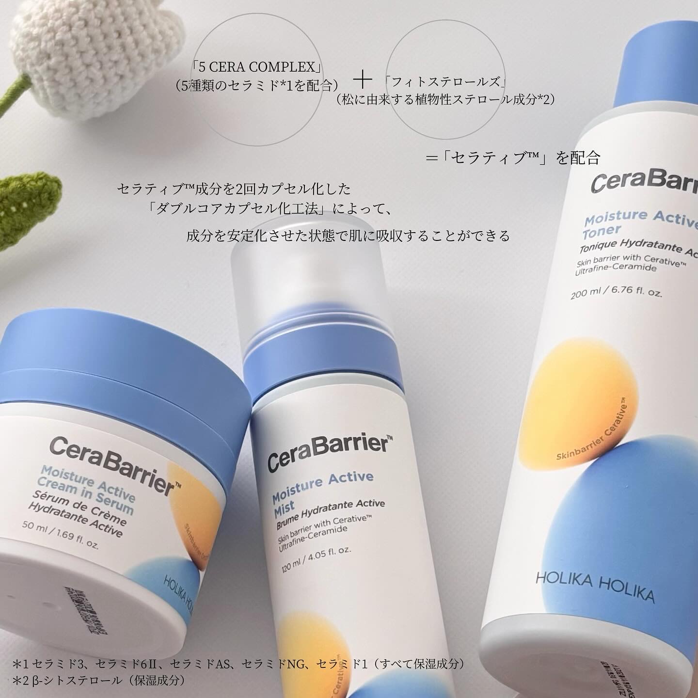 セラバリア　モイスチャーアクティブ　トナー /HOLIKA HOLIKA/化粧水を使ったクチコミ（2枚目）