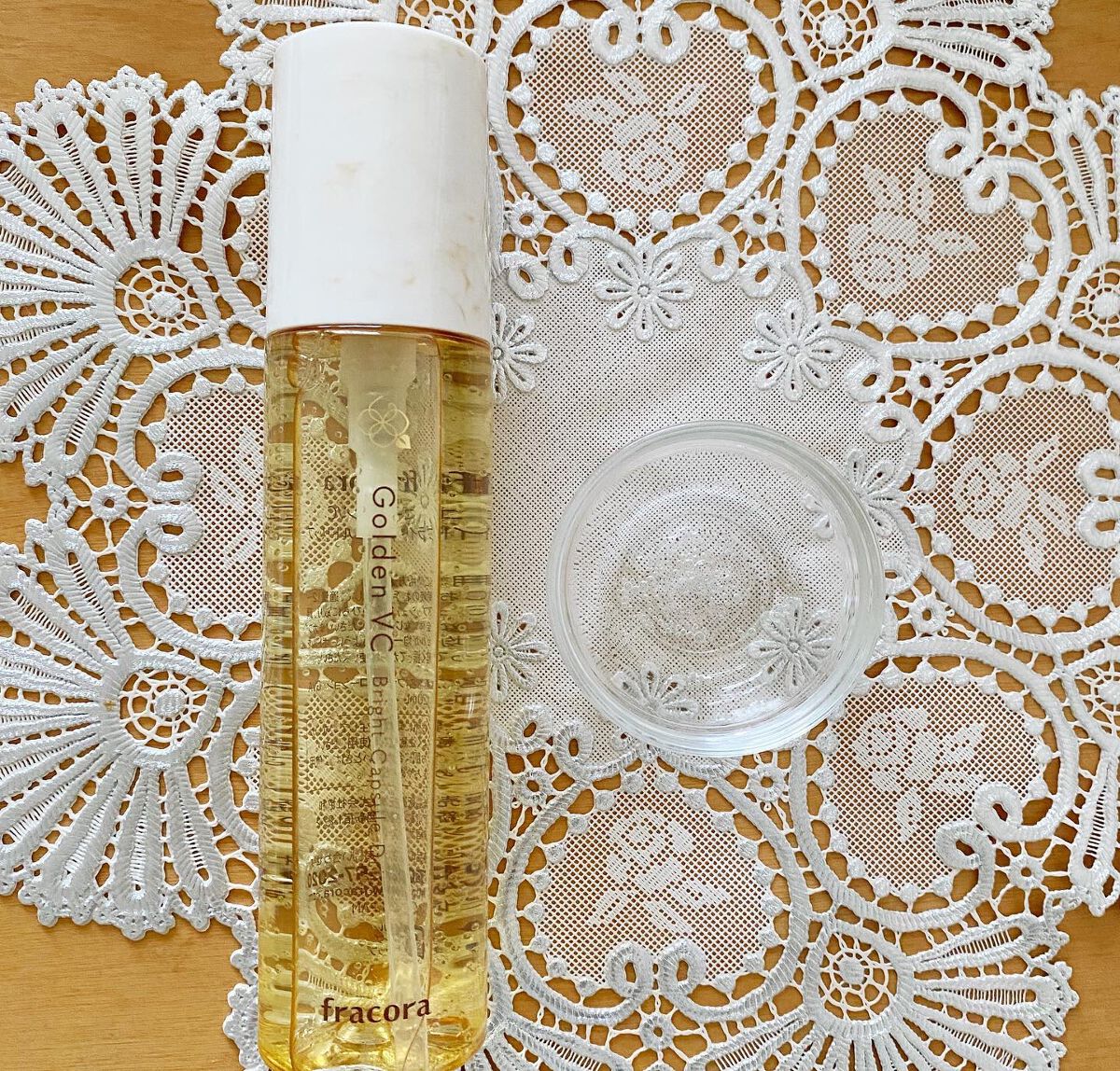 ゴールデンVC ブライト カプセルドリップ/fracora/化粧水を使ったクチコミ（3枚目）