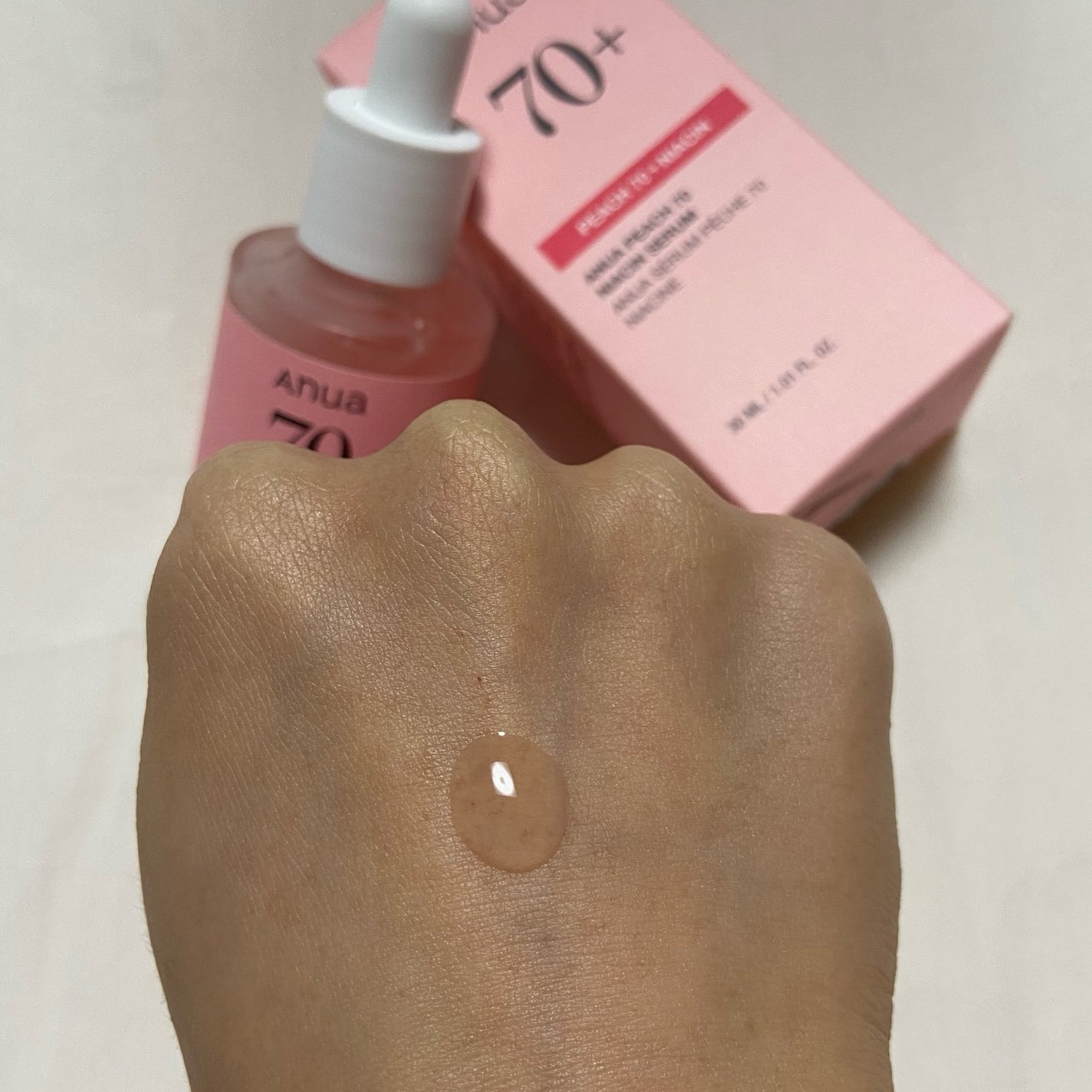 桃70%ナイアシンセラム/Anua/美容液を使ったクチコミ(5枚目)