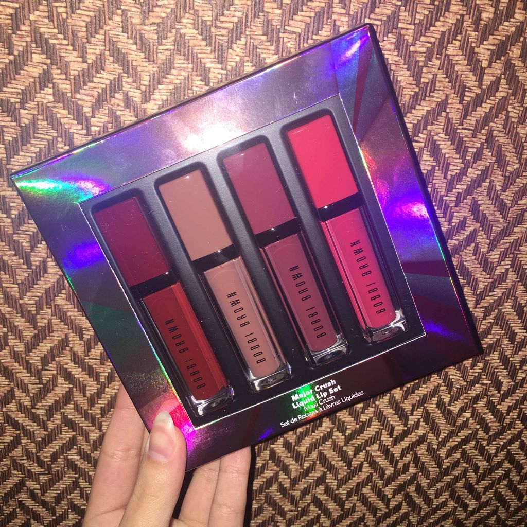 メジャー クラッシュ リキッド リップ セット/BOBBI BROWN/口紅を使ったクチコミ（1枚目）