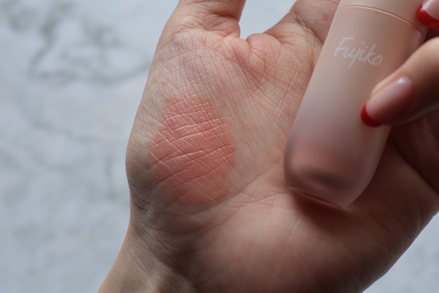 ⽔彩チーク/Fujiko/リキッドチークを使ったクチコミ(3枚目)