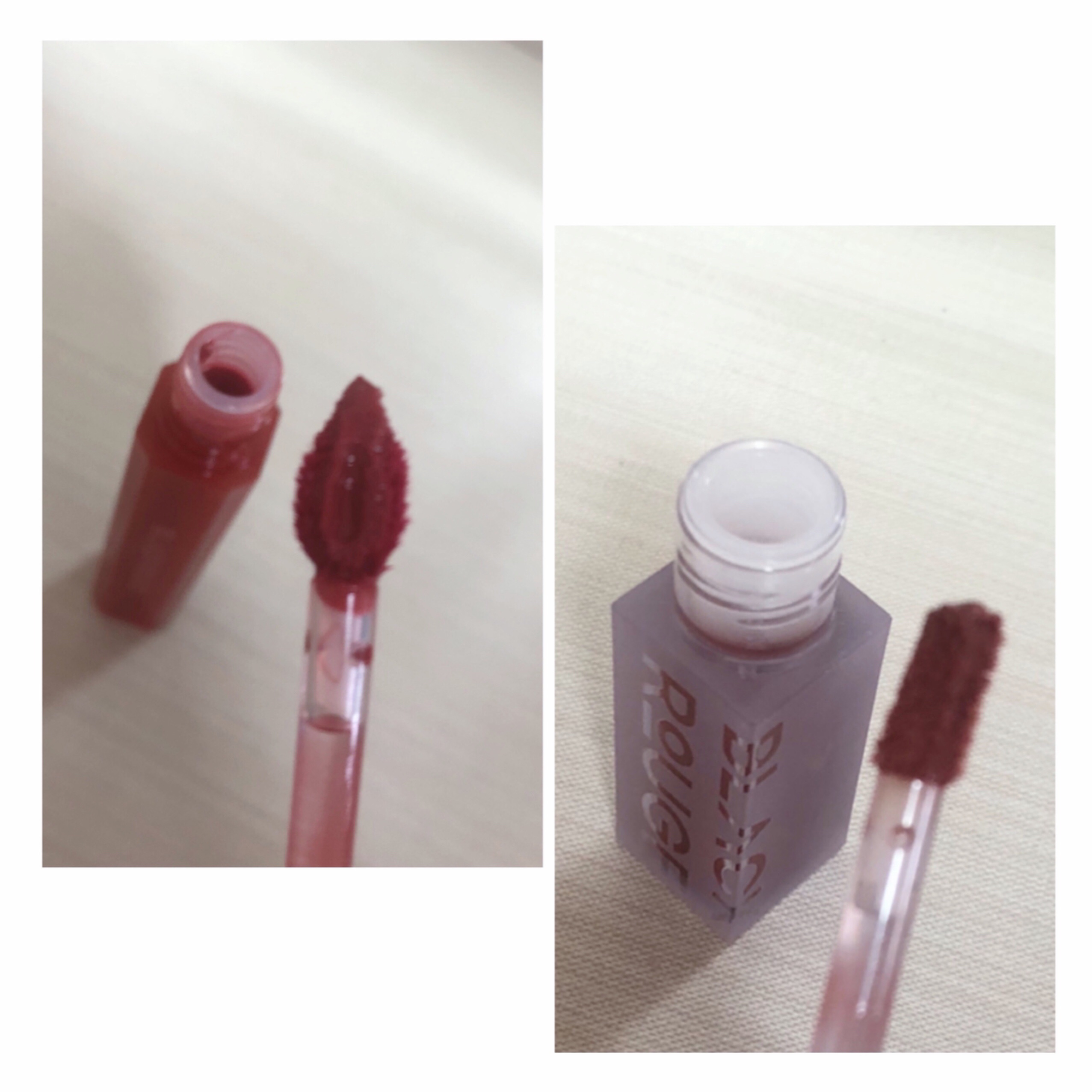 ハーフアンドハーフ ウォーターグロウ​ HG09/BLACK ROUGE/口紅を使ったクチコミ（2枚目）