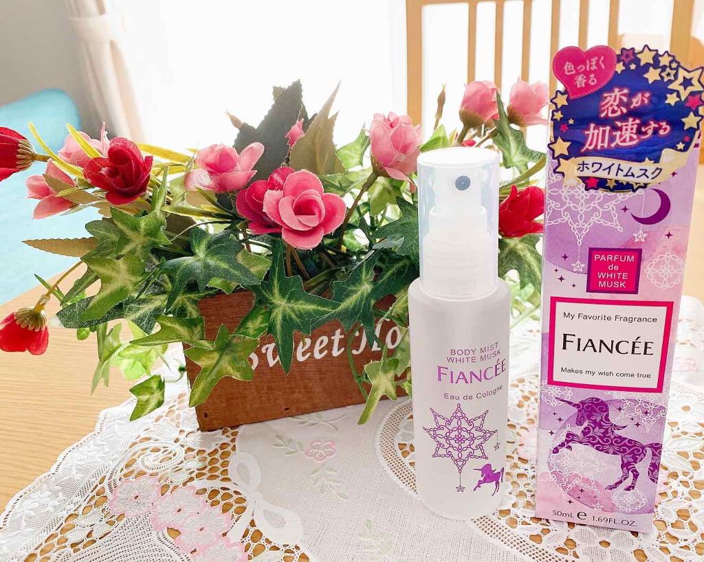 ボディミスト ホワイトムスク/フィアンセ/香水(レディース)を使ったクチコミ（1枚目）