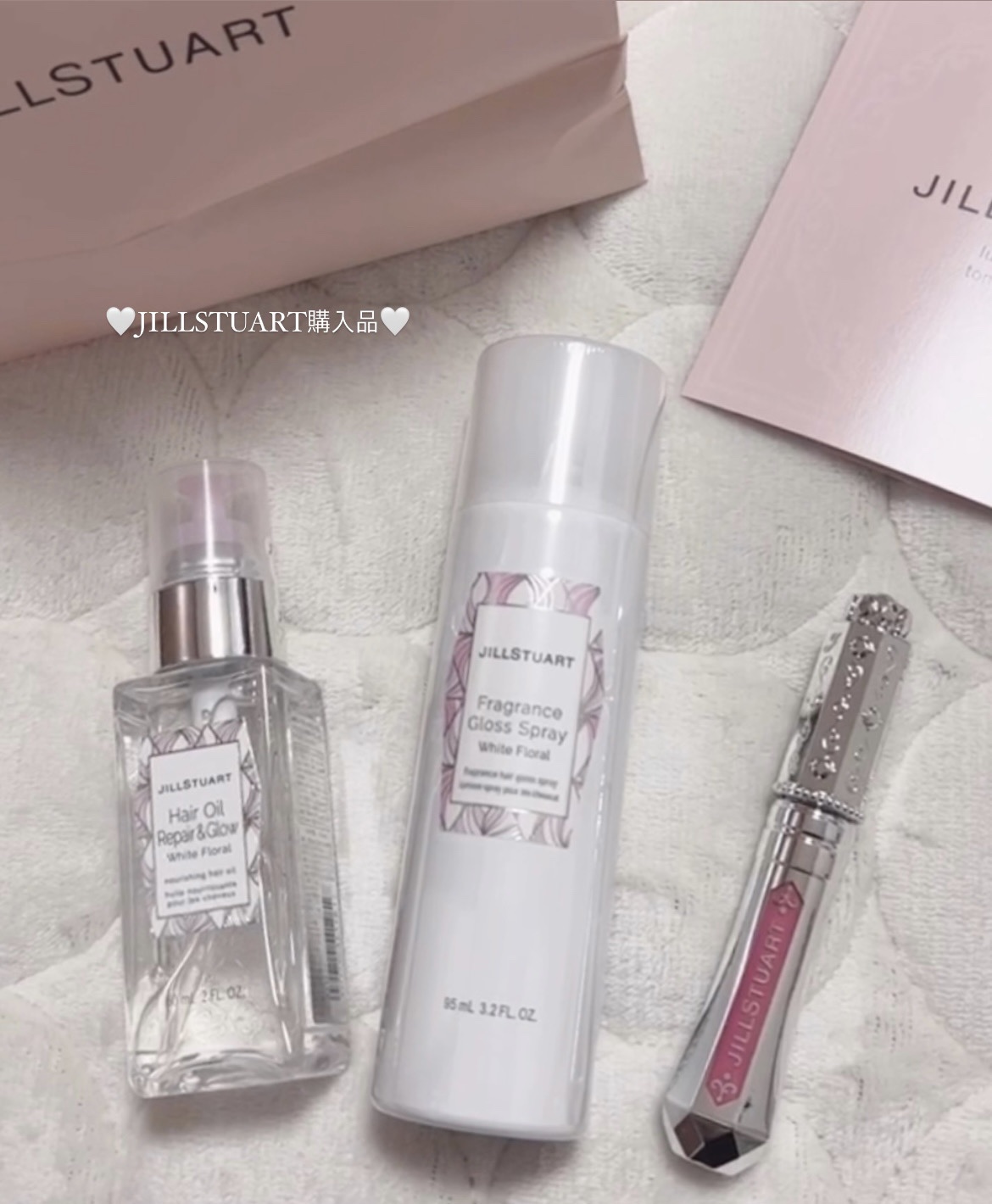 フレグランス グロススプレー ホワイトフローラル /JILL STUART/ヘアスプレーを使ったクチコミ（1枚目）