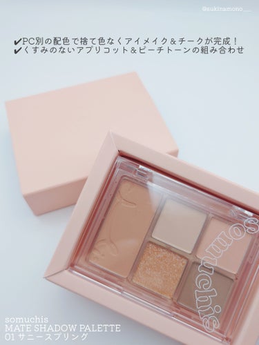 MATE SHADOW PALETTE/somuchis/アイシャドウパレットを使ったクチコミ（2枚目）