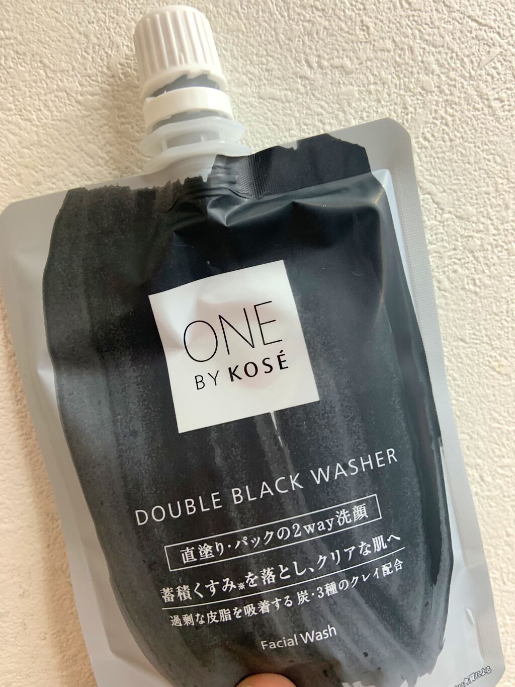 ダブル ブラック ウォッシャー/ONE BY KOSE/その他洗顔料を使ったクチコミ（1枚目）