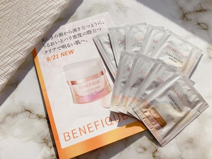 クリアバウンスクリーム /BENEFIQUE/フェイスクリームを使ったクチコミ(1枚目)