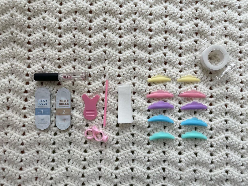 EYE2IN 低刺激 セルフプロ用 まつげパーマ 3種 セット/Qoo10/その他キットセットを使ったクチコミ（2枚目）