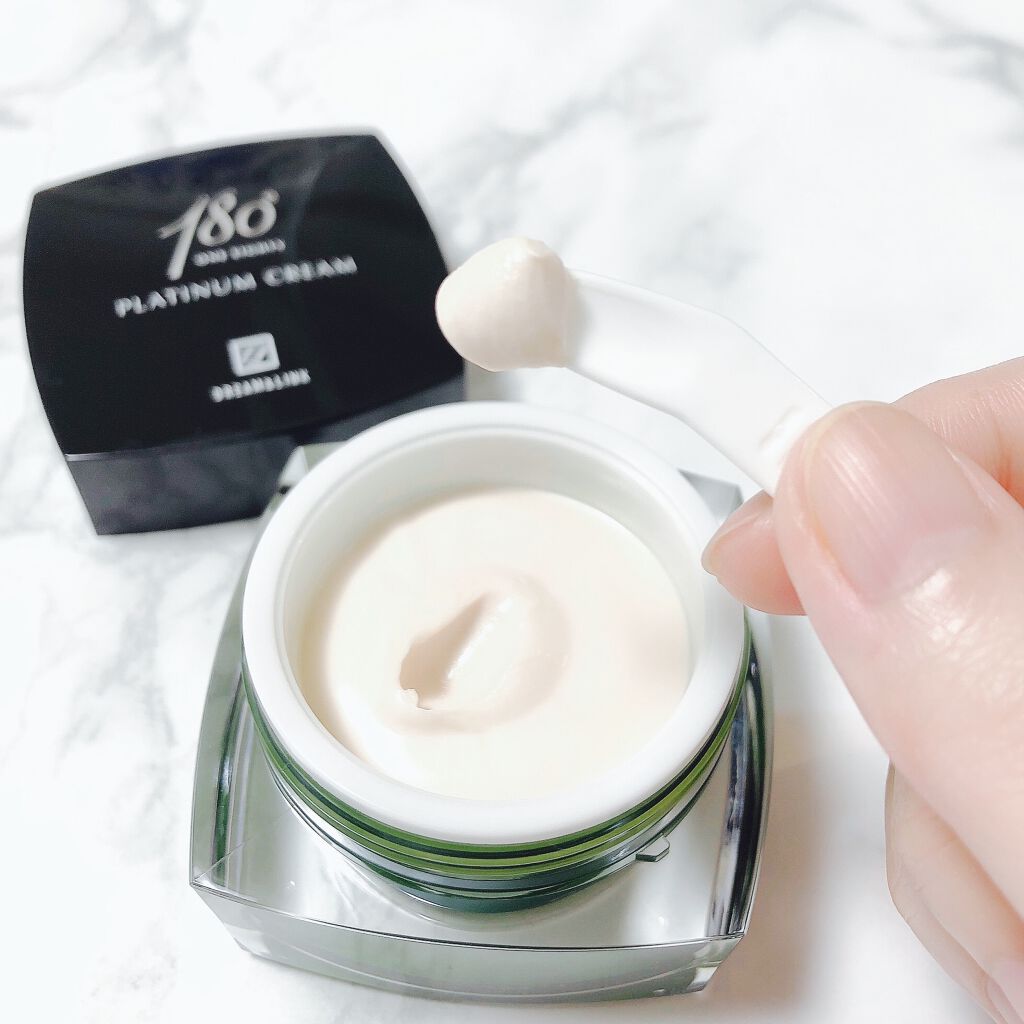 プラチナクリーム/180°(ワンエイティ)/フェイスクリームを使ったクチコミ（2枚目）