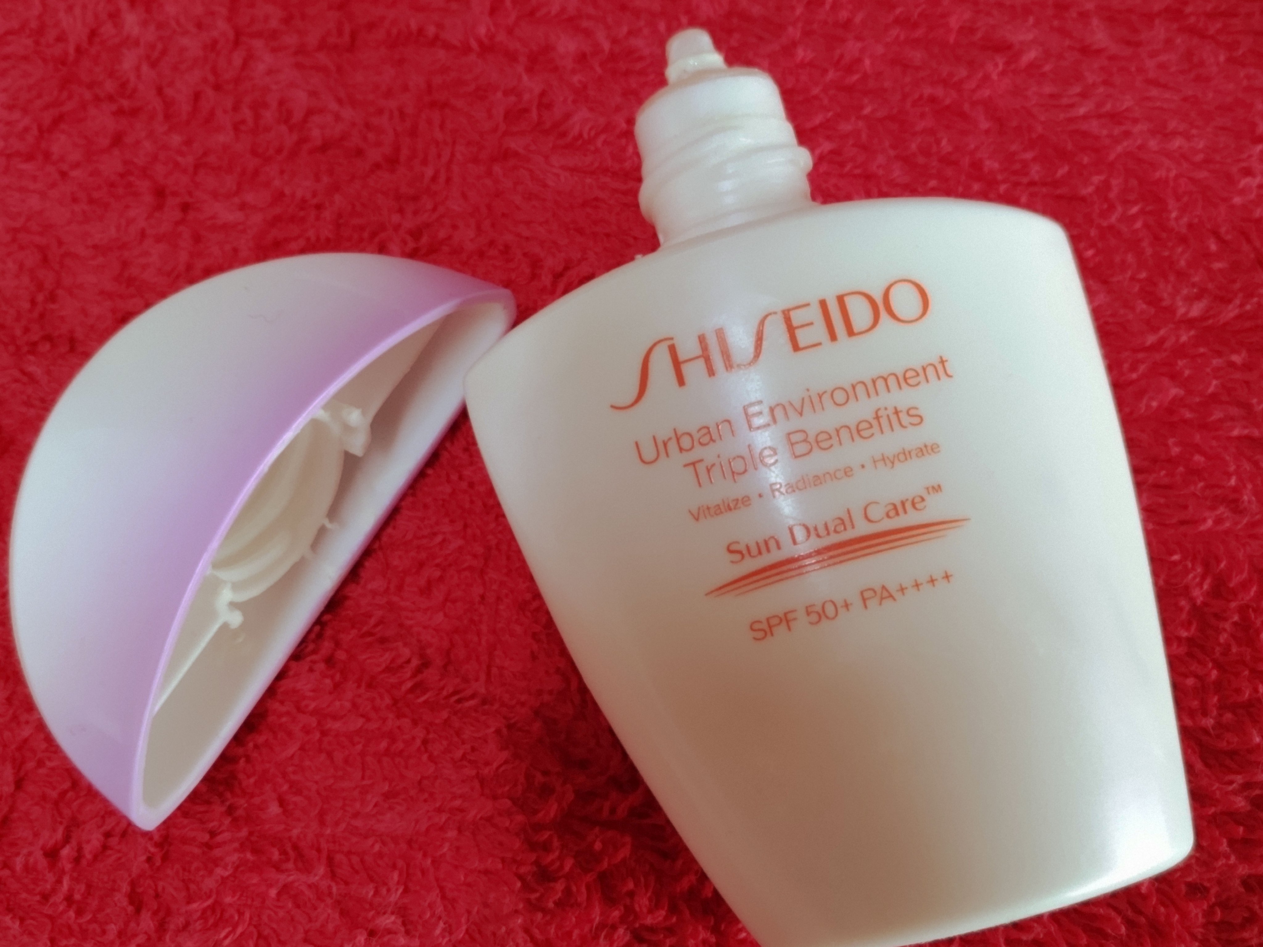 アーバン トリプル ビューティ サンケア エマルジョン/SHISEIDO/日焼け止めミルクを使ったクチコミ（1枚目）