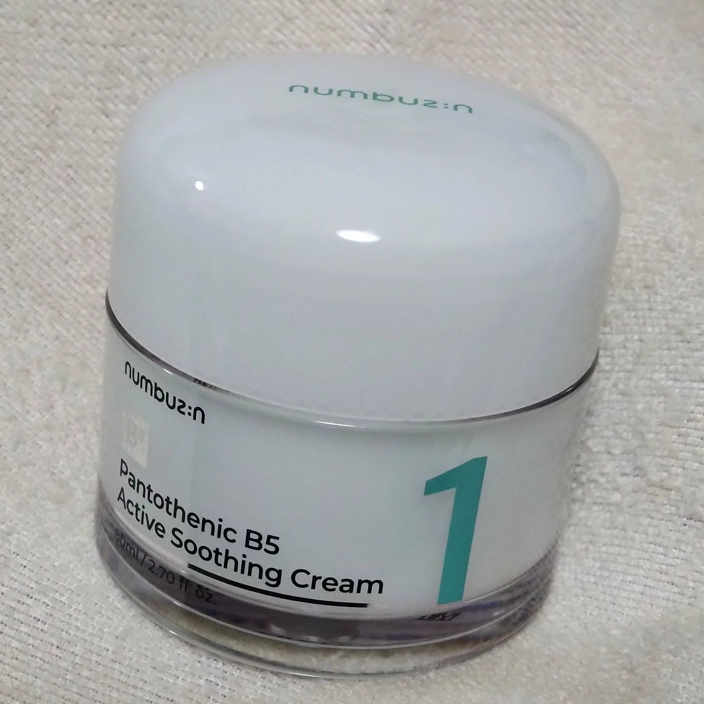 1番 塗るパントテン酸スージングクリーム/numbuzin/フェイスクリームを使ったクチコミ（2枚目）