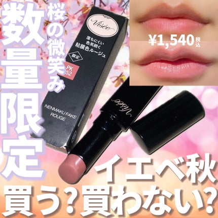 ネンマクフェイク ルージュ/Visée/口紅を使ったクチコミ(1枚目)