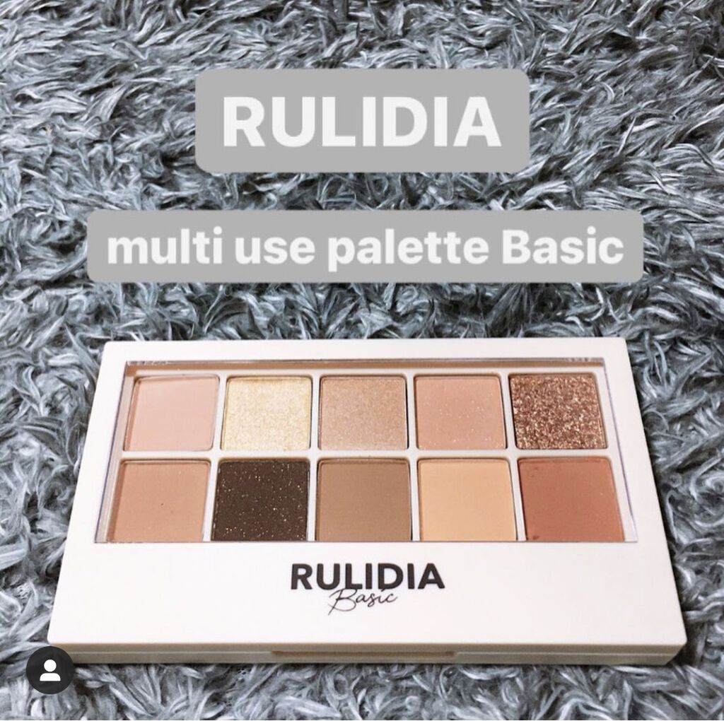 MULTI USE EYE PALETTE BASIC/RULIDIA/アイシャドウパレットを使ったクチコミ（2枚目）