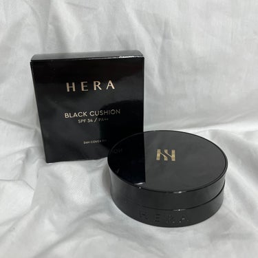 HERA ブラック クッションのクチコミ「【使った商品】
ヘラ/ブラッククッションファンデSPF34/PA++(参考価格/7,623円).....」（3枚目）