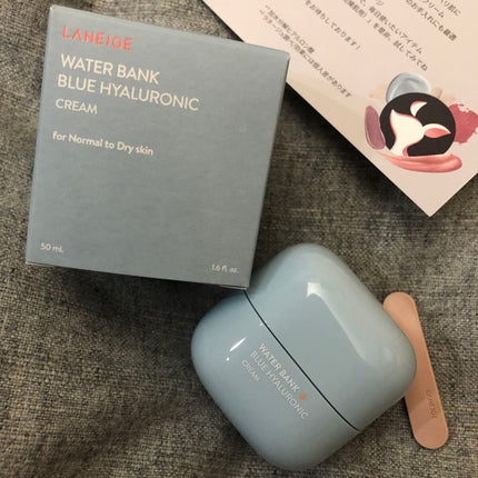 ウォーターバンク クリーム (乾燥肌用)/LANEIGE/フェイスクリームを使ったクチコミ(1枚目)