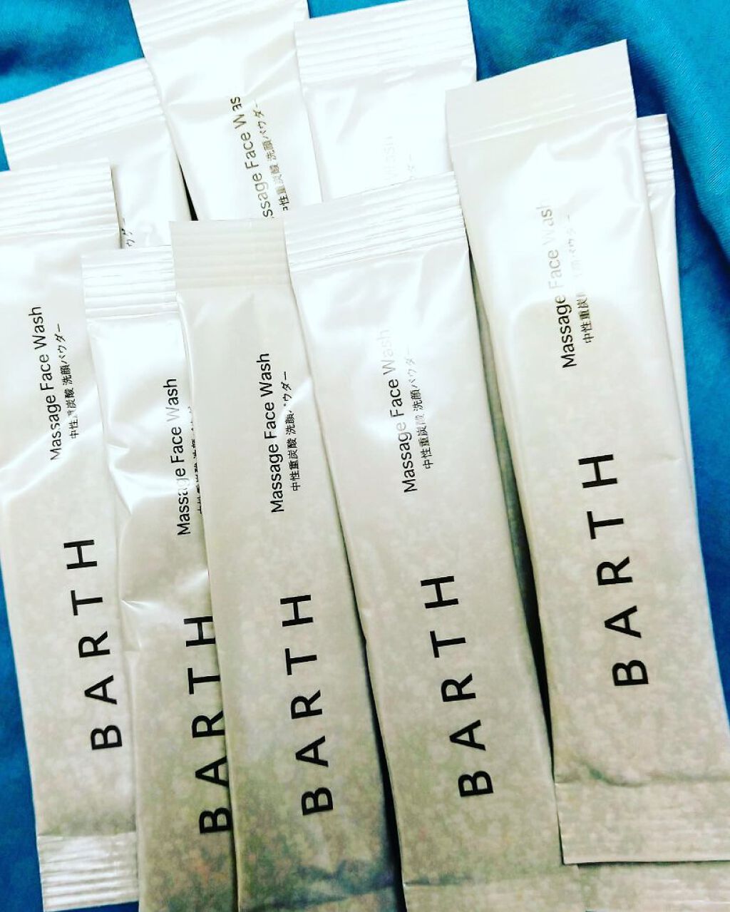 Massage Face Wash 中性重炭酸洗顔パウダー/BARTH/洗顔パウダーを使ったクチコミ(3枚目)