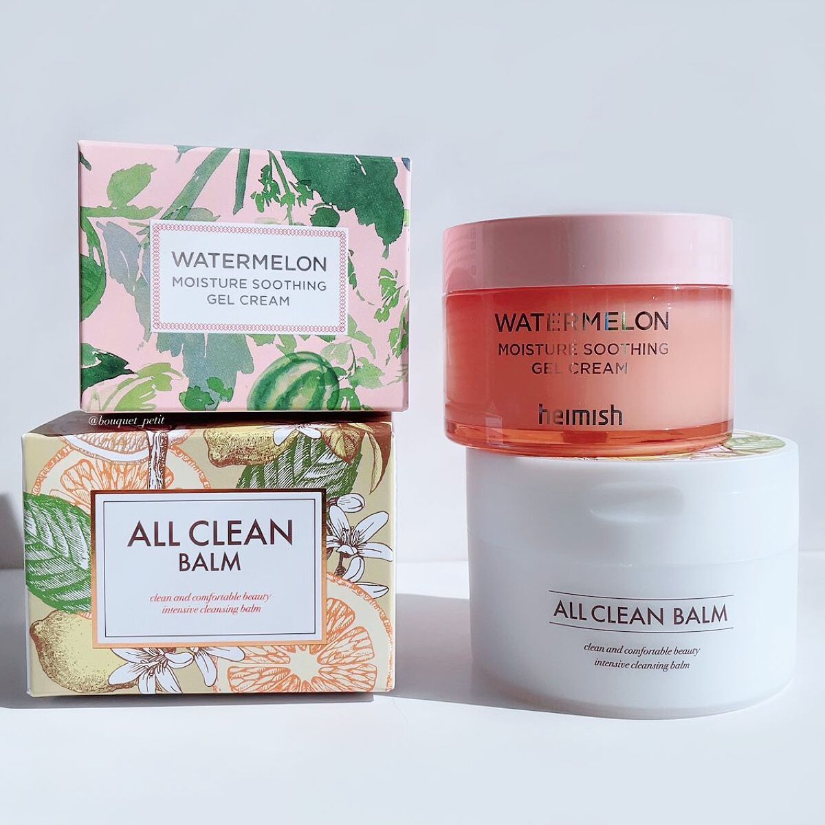 ウォーターメロン モイスチャーサージゲルクリーム/heimish/フェイスクリームを使ったクチコミ（1枚目）