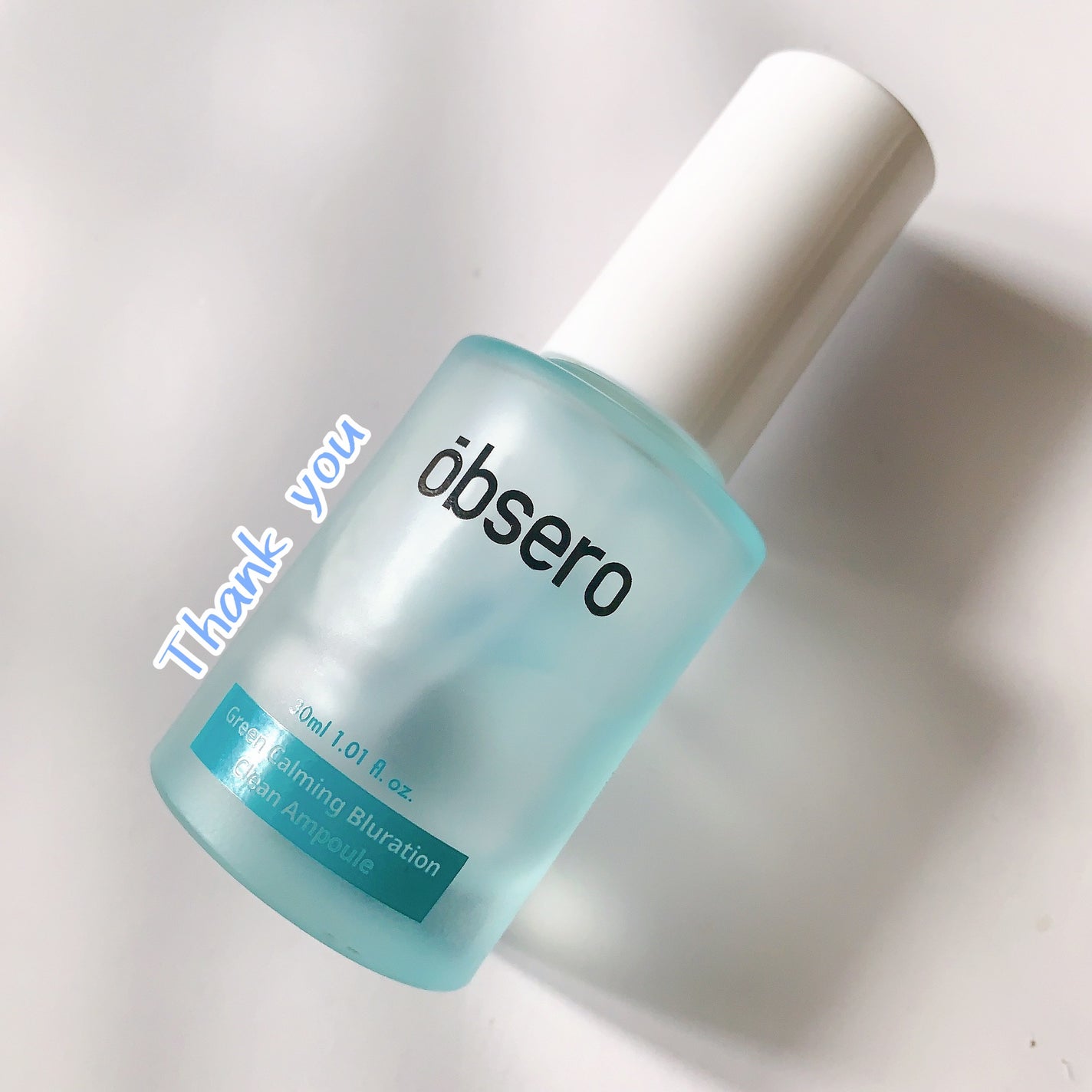 グリーンカーミングブルーレーションクリーンアンプル/obsero/美容液を使ったクチコミ(1枚目)