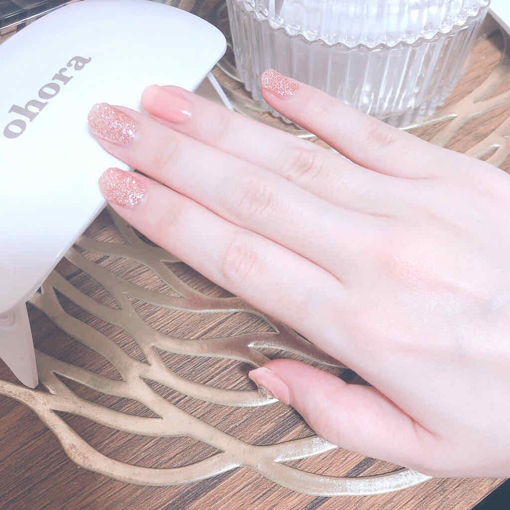 セミキュアジェルネイル(ハンド)/ohora/ネイルシールを使ったクチコミ(4枚目)