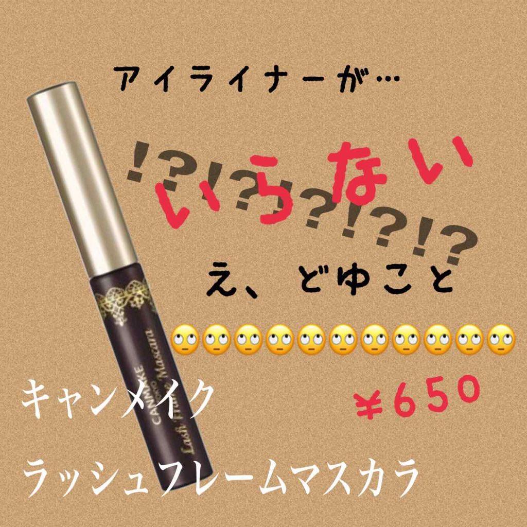ラッシュフレームマスカラ/キャンメイク/マスカラを使ったクチコミ（1枚目）