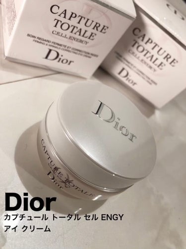 Dior カプチュール トータル セル ENGY アイ クリームのクチコミ「ディオール  
カプチュール トータル セル ENGY アイ クリーム
15ml 9,570円.....」（1枚目）