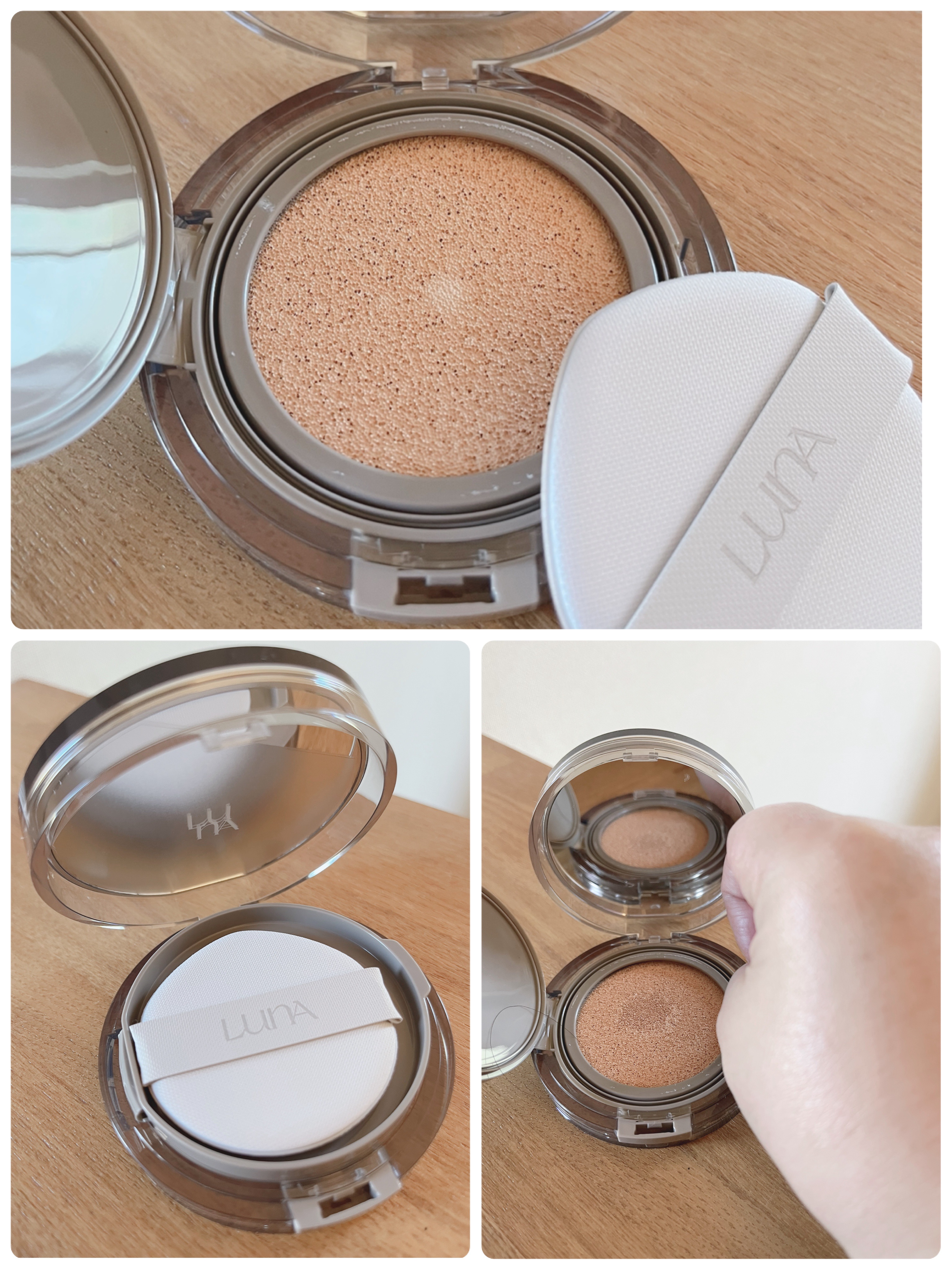 ブラーカバークッション/LUNA/クッションファンデーションを使ったクチコミ（1枚目）