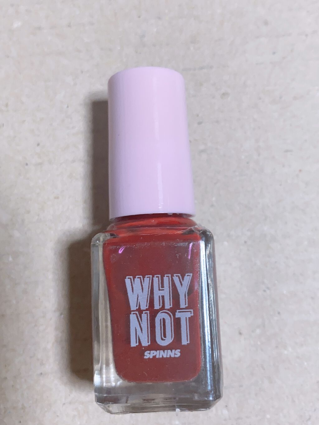 ＳＰＩＮＮＳ ネイルカラー ルビーレッド/DAISO/マニキュアを使ったクチコミ（2枚目）