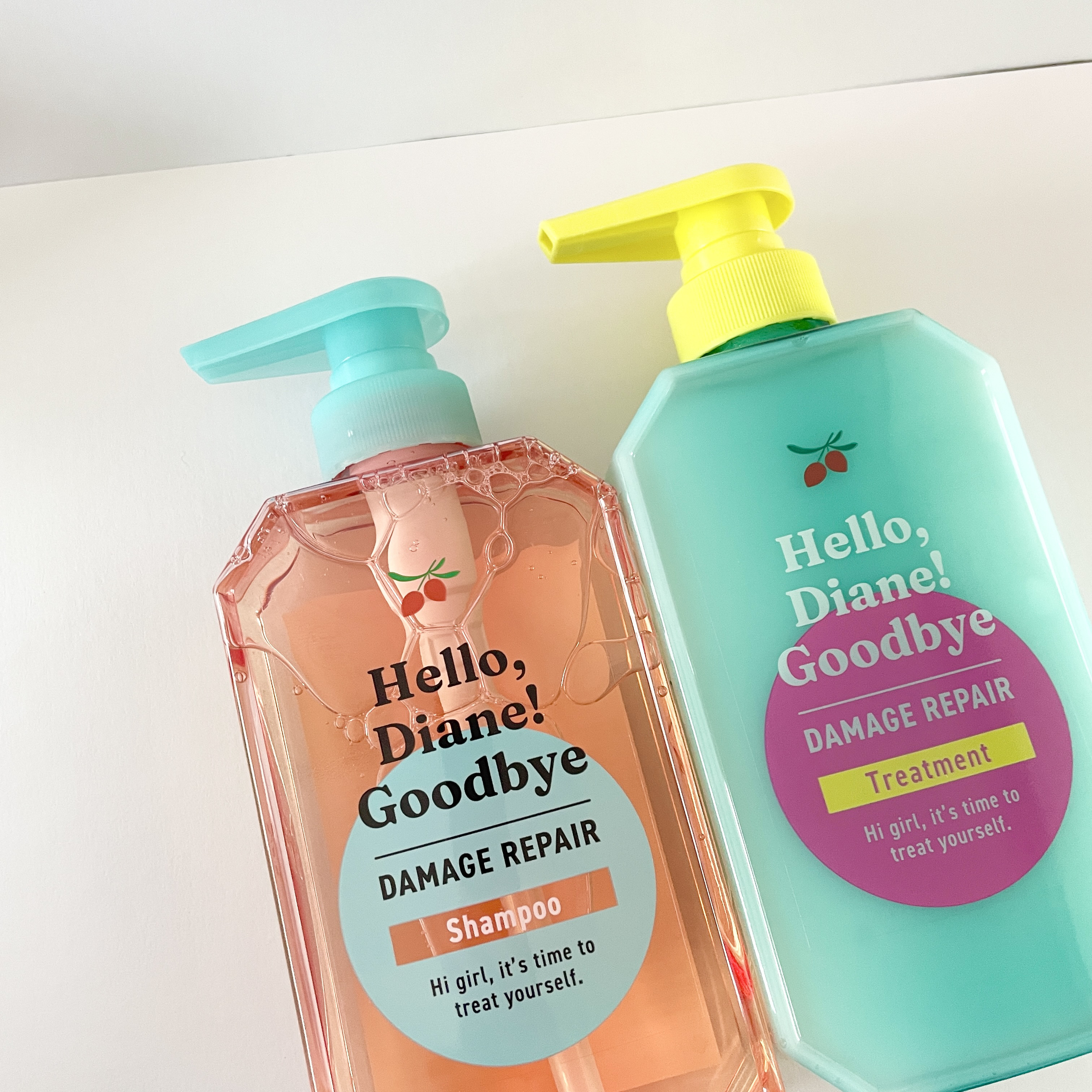 ハローダイアン グッバイ ダメージリペア シャンプー/トリートメント シャンプー＆トリートメント/ダイアン/市販シャンプーを使ったクチコミ（1枚目）
