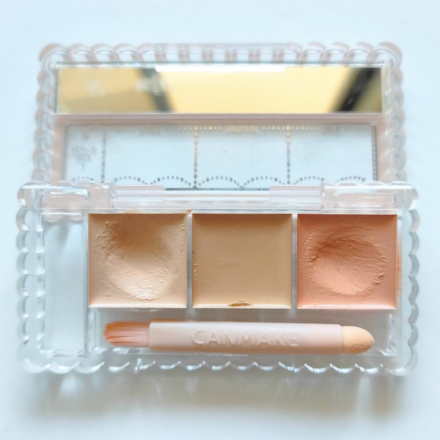 カラーミキシングコンシーラー/キャンメイク/パレットコンシーラーを使ったクチコミ(2枚目)