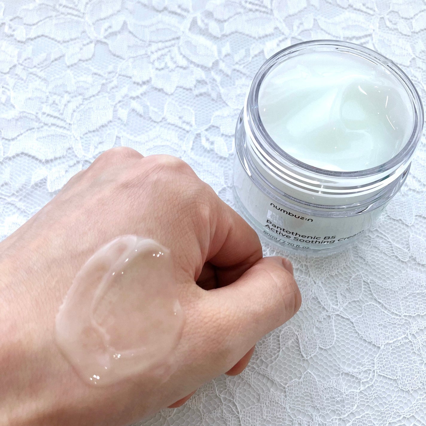 1番 塗るパントテン酸スージングクリーム/numbuzin/フェイスクリームを使ったクチコミ(4枚目)