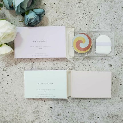 カラーブレンドグローファンデーション/ディエム クルール/クリーム・エマルジョンファンデーションを使ったクチコミ(2枚目)