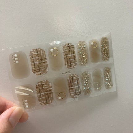 ネイルシール/Qoo10/ネイルシールを使ったクチコミ(2枚目)