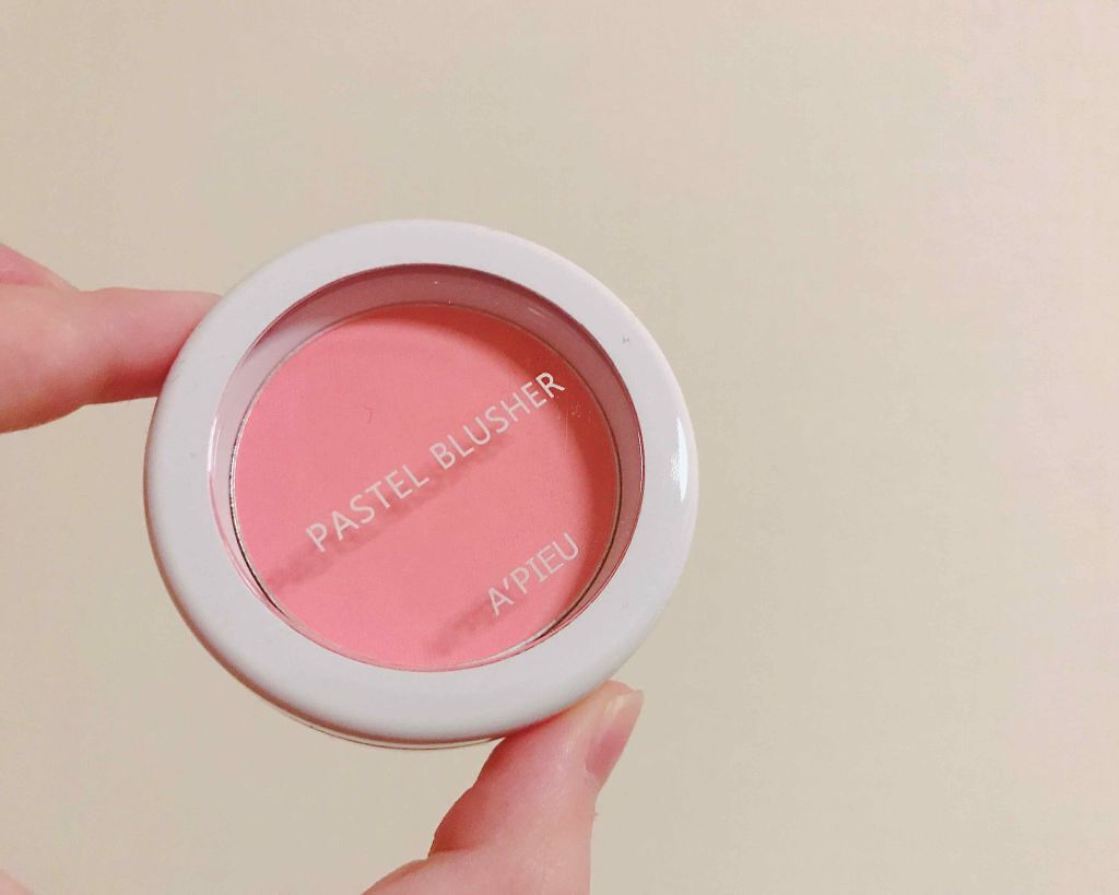 アピュー パステルブラッシャー/A’pieu/パウダーチークを使ったクチコミ（1枚目）