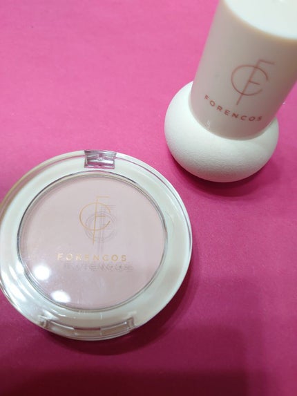 ベアブラッシャー パフ付き/フォレンコス/パウダーチークを使ったクチコミ(1枚目)