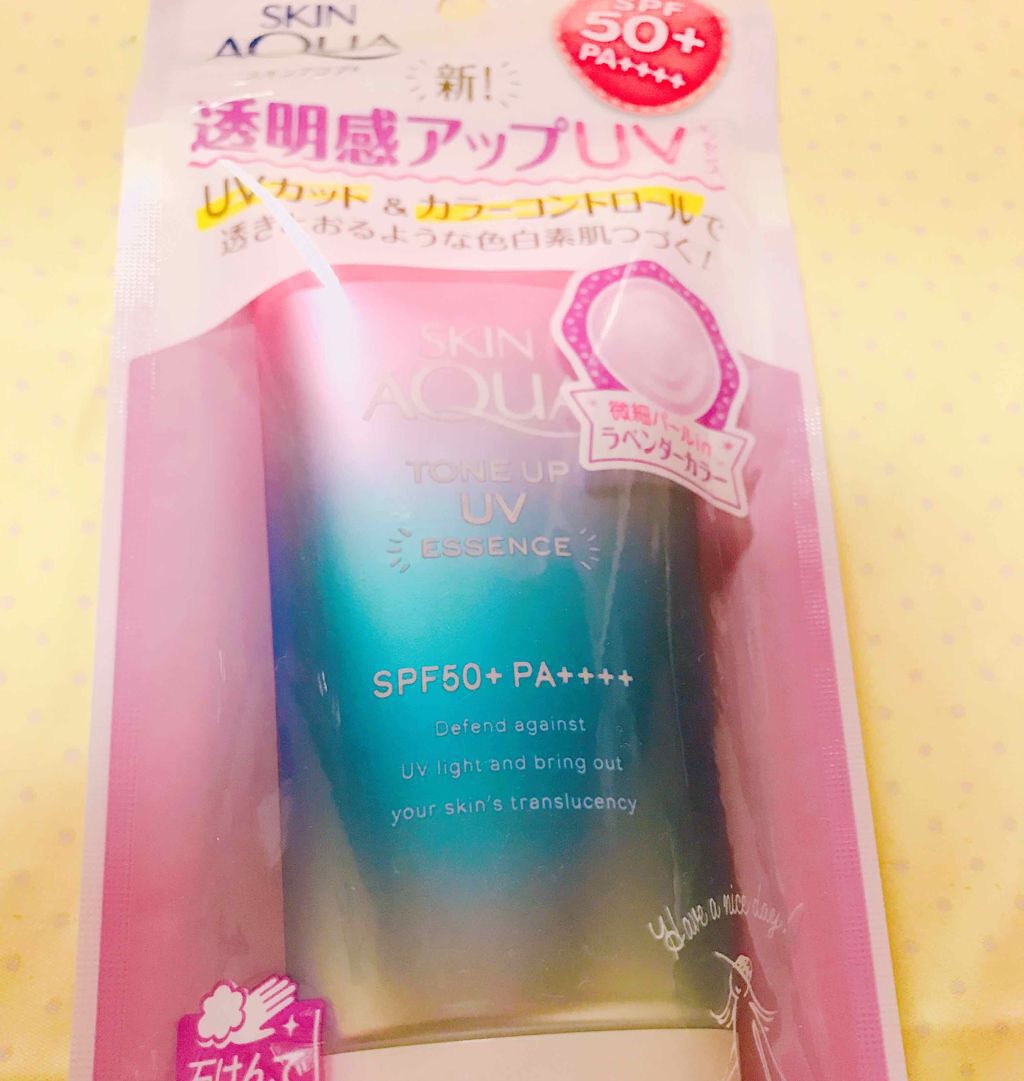 スキンアクア トーンアップUVエッセンス/スキンアクア/日焼け止めクリームを使ったクチコミ(1枚目)